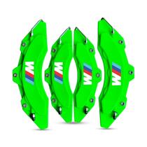 Jogo 2 Pçs Capa De Pinça De Freio M3/Bmw Verde Universal Jogo 2 Pçs Capa De Pinça De Freio M3/Bmw Verde Universal