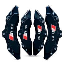 Jogo 2 Pçs Capa De Pinça De Freio S Line Preta Universal