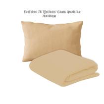 Jogo 2 Peças Solteiro 78 Beliche Nude Arrumadinho Enxovais