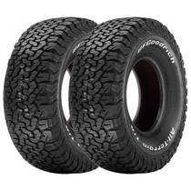 Jogo 2 Pneus BFGoodrich Aro 17 All Terrain T/A KO2 37X12.50R17 124R 8 Lonas - Letras Brancas