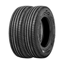 Jogo 2 Pneus Itaro Aro 17.5 Osaka S 215/75R17.5 126/124L 16 Lonas - Direcional / Liso