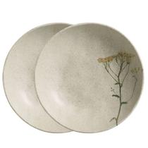 Jogo 2 Prato Fundo Porto Brasil Campestre Bio Stoneware Off White Mesa Posta 22,5cm Jogo 2 Prato Fundo Porto Brasil Campestre Bio Stoneware Off White Mesa Posta 22,5cm