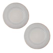 Jogo 2 Pratos Ceramica 20cm Sobremesa Raso Cinza Com Linhas Casal Recém Mudado Casa Nova Jogo 2 Pratos Ceramica 20cm Sobremesa Raso Cinza Com Linhas Casal Recém Mudado Casa Nova