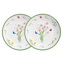 Jogo 2 Pratos Raso Coup Jardim Campestre Cerâmica Alleanza 29cm Jogo 2 Pratos Raso Coup Jardim Campestre Cerâmica Alleanza 29cm