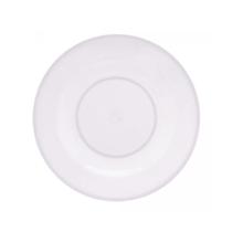 Jogo 2 Pratos Raso De Melamina Basic Branco 25cm Lyor