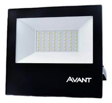 Jogo 2 Refletor Led Slim 100w Branco 6500k Bivolt Avant