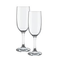 Jogo 2 Taças Champagne Cristal Gallant 180 ml - Nadir