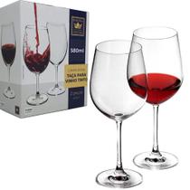 Jogo 2 Taças Cristal Bohemia Titanium Vinho Tinto 580ml - FULL-FIT