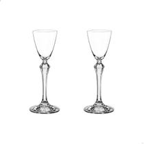 Jogo 2 Taças De Cristal Licor 70 Ml Linha Elisabeth Bohemia