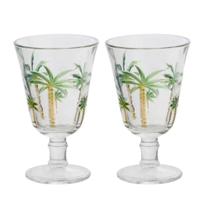 Jogo 2 Taças De Cristal Palm Hand Tree Coqueiro Transparente Para água Lyor 240ml Jogo 2 Taças De Cristal Palm Hand Tree Coqueiro Transparente Para água Lyor 240ml