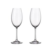 Jogo 2 Taças De Cristal Vinho Branco 300 Ml Milvus Bohemia Jogo 2 Taças De Cristal Vinho Branco 300 Ml Milvus Bohemia