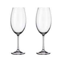 Jogo 2 Taças De Cristal Vinho Tinto 510 Ml Milvus Bohemia Jogo 2 Taças De Cristal Vinho Tinto 510 Ml Milvus Bohemia