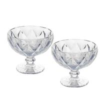 Jogo 2 Taças de Sobremesa Coquetel Drinks Diamond Diamante Clear Class 310ml Jogo 2 Taças de Sobremesa Coquetel Drinks Diamond Diamante Clear Class 310ml