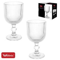 Jogo 2 Taças De Vidro Bliss Collection Transparente 255Ml Jogo 2 Taças De Vidro Bliss Collection Transparente 255Ml