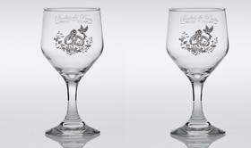 Jogo 2 taças de Vinho bodas de Prata em Caixa de Para Presente - Betel Jogo 2 taças de Vinho bodas de Prata em Caixa de Para Presente - Betel