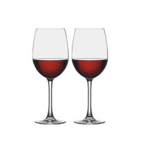 Jogo 2 Taças de Vinho Degustação Vidro Transparente Eden Class Home 340ml