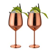 Jogo 2 Taças Metalizadas Vinho Drink Gyn Reveillon 500ml Jogo 2 Taças Metalizadas Vinho Drink Gyn Reveillon 500ml