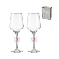 Jogo 2 taças para agua vinho lace 430ml hauskraft