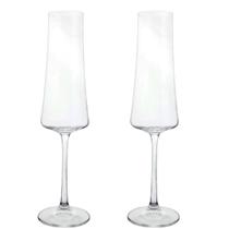 Jogo 2 Taças Para Champagne Xtra Luxo Cristal Bohemia - 210ml