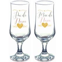 Jogo 2 Taças Personalizada Pai Mãe da Noiva Mãe do Noivo Presente Casamento Madrinha Padrinho