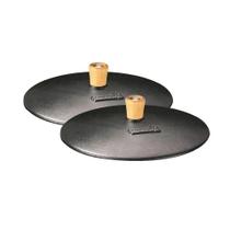 Jogo 2 Tampas De Ferro Fundido 22 e 28cm Panela Mineira