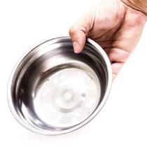 Jogo 2 Tigelas em Inox Redonda 13cm Pote Bowl Pet Cozinha Jogo 2 Tigelas em Inox Redonda 13cm Pote Bowl Pet Cozinha