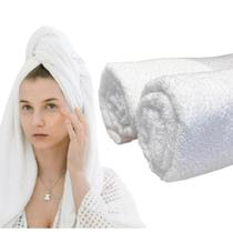 Jogo 2 Toalhas Banho Brancas 100 Algodâo 125x70cm G230gm2 Residência, Spa, Hotel, Pensão e Pet Shop Jogo 2 Toalhas Banho Brancas 100 Algodâo 125x70cm G230gm2 Residência, Spa, Hotel, Pensão e Pet Shop