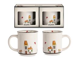 Jogo 2 Xicaras Café Porcelana 370 ML Le Casette - EGAN