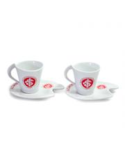 Jogo 2 Xicaras Porcelana 90Ml - Internacional