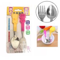 Jogo 20 Talheres Infantil Baby Colher e Garfo Crianças Bebe Jogo 20 Talheres Infantil Baby Colher e Garfo Crianças Bebe