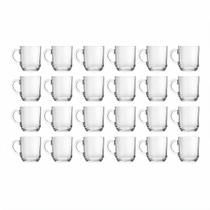 Jogo 24 Canecas de Vidro Aspen 300ml Nadir para Café Jogo 24 Canecas de Vidro Aspen 300ml Nadir para Café