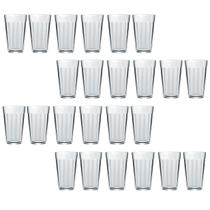 Jogo 24 Copo Americano Vidro Long Drink 345ml Cristal Nadir