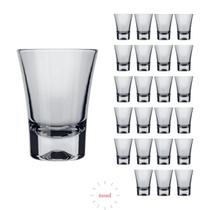 Jogo 24 Copos 60ml Ole Dose Redondo Tequila Whisky Vidro