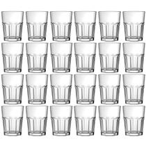 Jogo 24 Copos Bristol Nadir Figueiredo Vidro 60ml cada Dose Cachaça Destilados Aperitivo