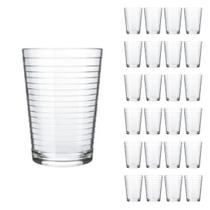Jogo 24 Copos Chiques 265ml Ginga Drinks Vidro Agua e Suco