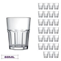 Jogo 24 Copos de Shot 60ml Bristol Dose Tequila Whisky