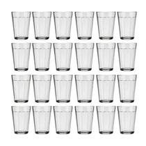 Jogo 24 Copos De Vidro Americano Tradicional Nadir Figueiredo 190ml Cerveja Boteco Bar