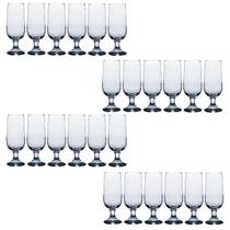 Jogo 24 Copos Taça de Vidro Chopp Hannover 300ml Casa Linda