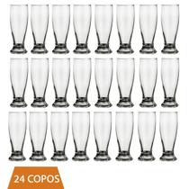 Jogo 24 Copos Vidro Transparente Munich 300ml Chop Bar Nadir