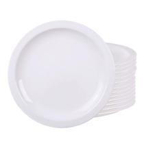 Jogo 24 Prato Raso Tramontina 25Cm Branco Restaurante Buffet Jogo 24 Prato Raso Tramontina 25Cm Branco Restaurante Buffet