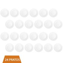 Jogo 24 Pratos Opaline Menu Raso 27cm Almoço e Janta Nadir Jogo 24 Pratos Opaline Menu Raso 27cm Almoço e Janta Nadir