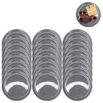 Jogo 24 Pratos Raso em Melamina Resistente 20cm Cinza Jantar