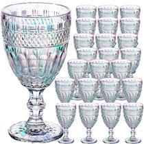 Jogo 24 Taças de Vidro Luxo Ametista Rainbow Furtacor 340ml Vinho Água Drinks Grosso Resistente Ametista Jogo 24 Taças de Vidro Luxo Ametista Rainbow Furtacor 340ml Vinho Água Drinks Grosso Resistente Ametista