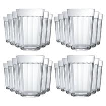 Jogo 24 Uni Copo Americano 300ml De Vidro Agua Cerveja Bar