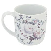 Jogo 24 Xícaras Grande de Chá Café Florida Porcelana 360ml Branca Caneca Germer Garden Urban Jogo 24 Xícaras Grande de Chá Café Florida Porcelana 360ml Branca Caneca Germer Garden Urban