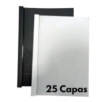 Jogo 25 Capas Encadernadora Térmica 1 a 400 folhas