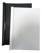 Jogo 25 Capas Encadernadora Térmica Pretas 1 a 150 folhas