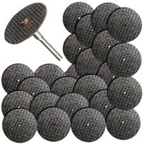 Jogo 25 Discos Corte Metal Ferro Acessórios Micro Retifica