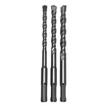 jogo 3 Brocas Martelete Sds Plus 6 8 10mm para parede alvenaria concreto profissional preciso jogo 3 Brocas Martelete Sds Plus 6 8 10mm para parede alvenaria concreto profissional preciso
