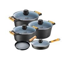 Jogo 3 caçarolas, 1 Frigideira e 1 Tapioca Ferro Fundido Panela Mineira